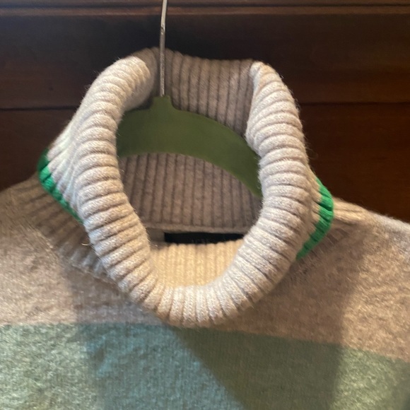 J. Crew Stripped Turtleneck Sweater In Super Soft Yarn - Picture 9 of 13